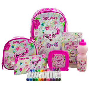 ست 25 در 1 کوله پشتی 46 سانتی Promotion Items 25 in 1 - LuLu Caty_کوله پشتی